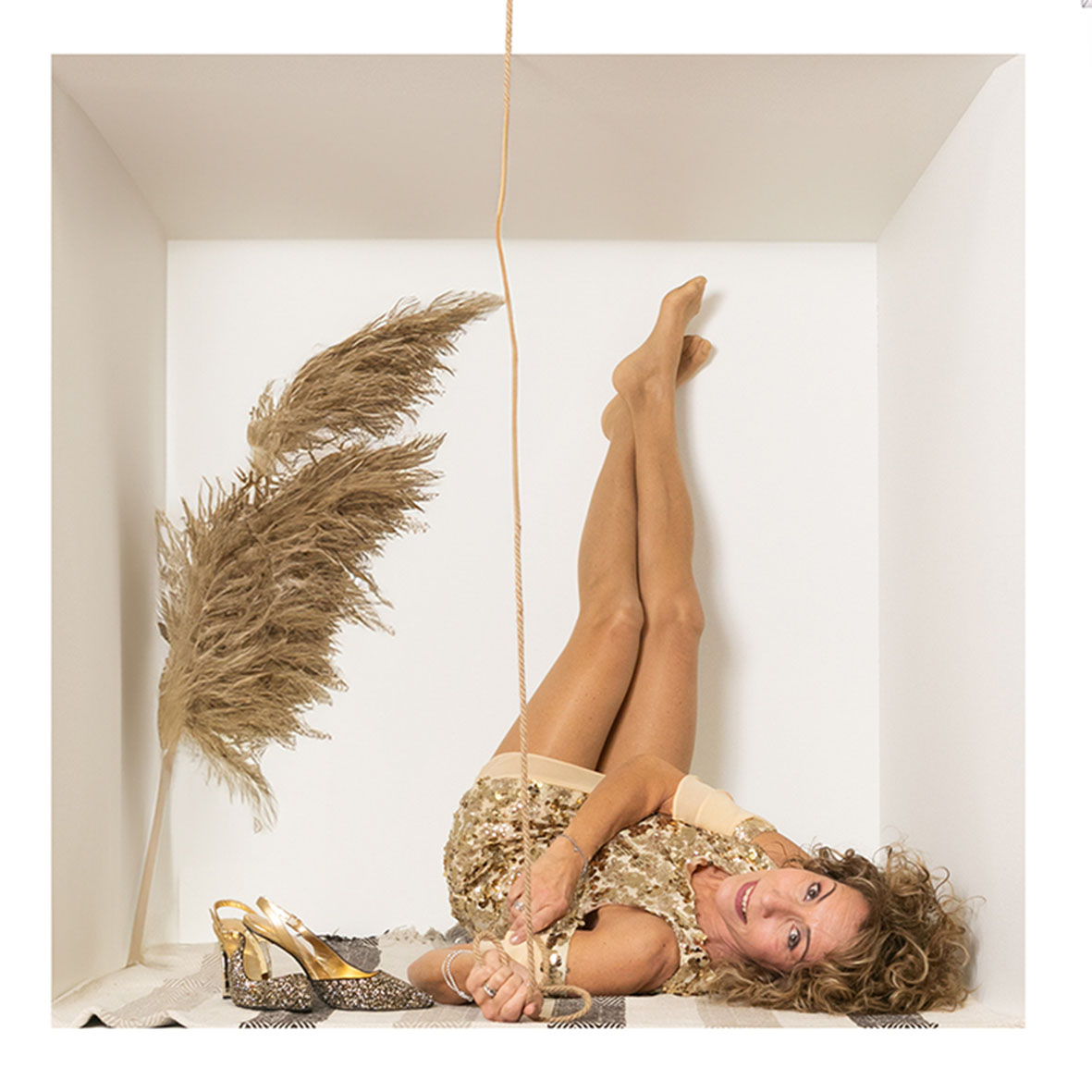 Ritratto glamour creativo a Roma
